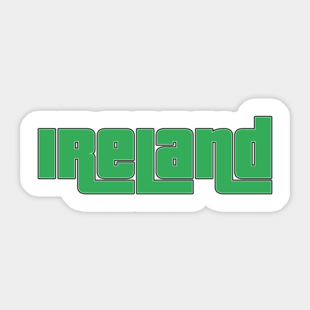 Ireland Sticker by nickemporium1